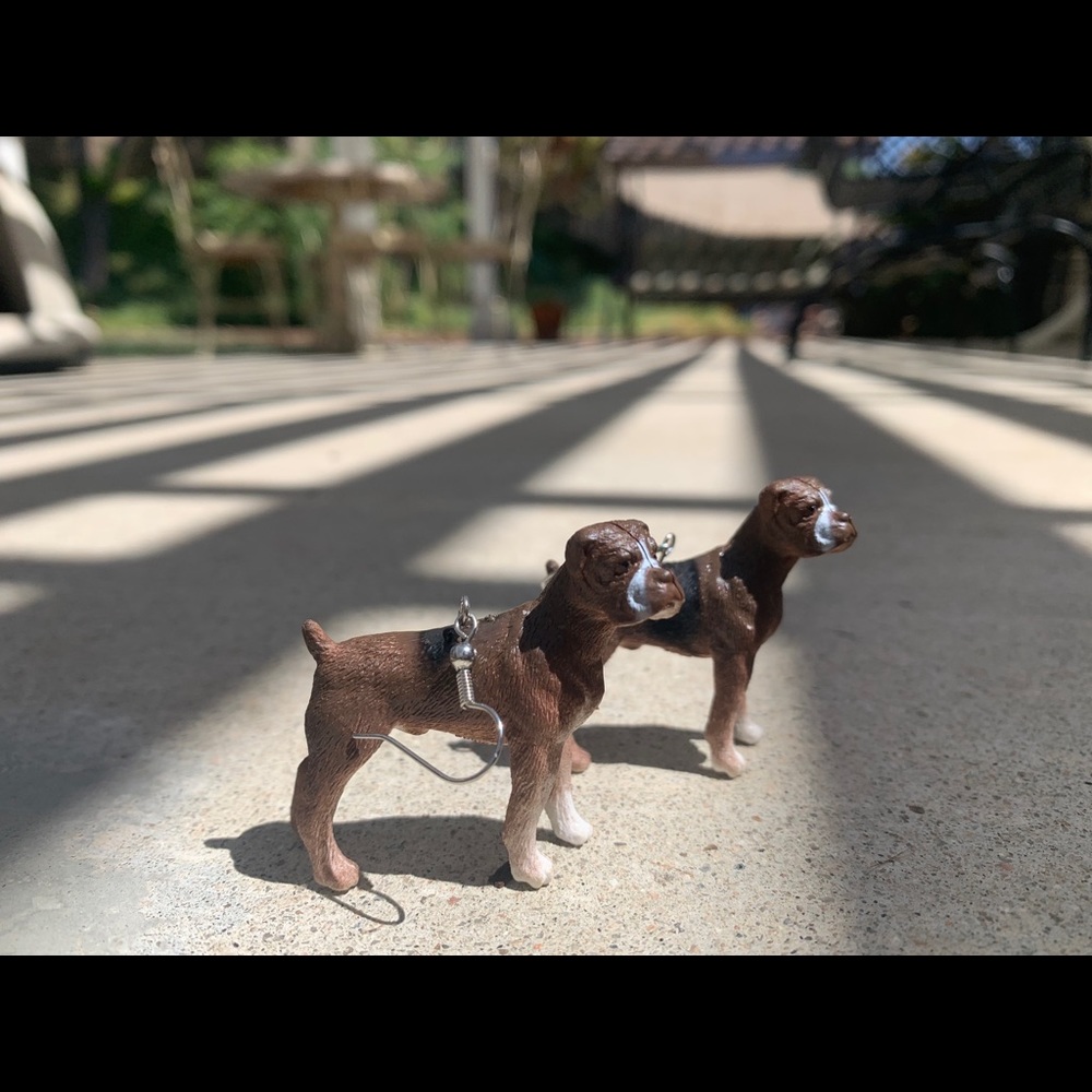 dog earrings